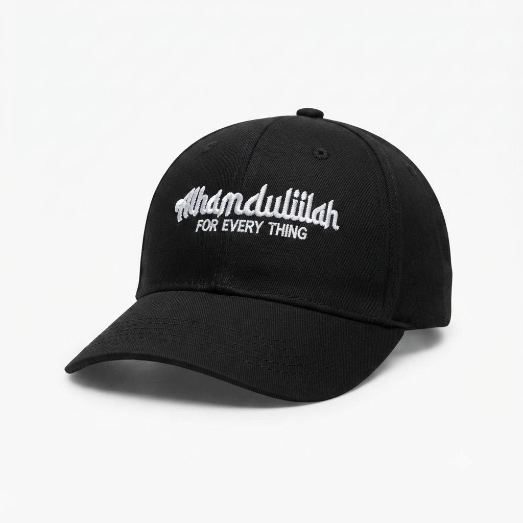 Alhamdulillah For Everything Embroidery Cap